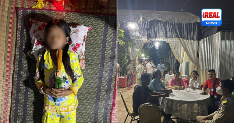 ឪពុកម្តាយប្រហែសមួយភ្លែត កូនស្រីតូចអាយុ ៩ឆ្នាំលង់ទឹកទន្លេស្លាប់នៅឆ្នេរវាលខ្សាច់កោះឧកញ៉ាតីយ៉ាងអណោចអធ័ម